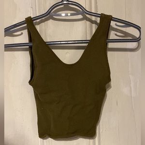 knot front going out top